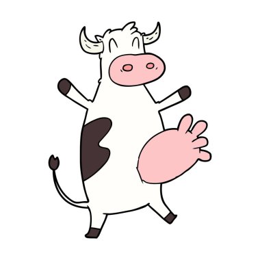 karikatür inek sallanan meme