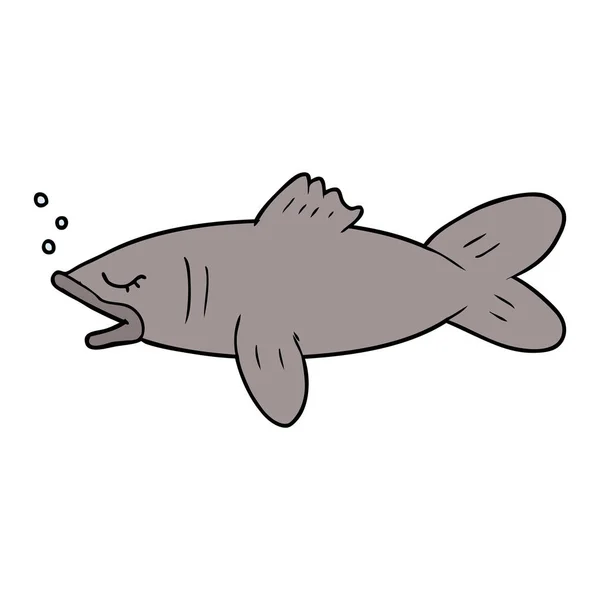 Ilustração Vetorial Peixes Desenhos Animados —  Vetores de Stock