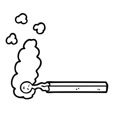 vektör çizim karikatür maç