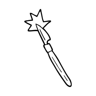 vektör çizim karikatür neşter