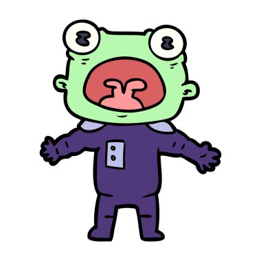 Çizgi film kedisinin vektör çizimi