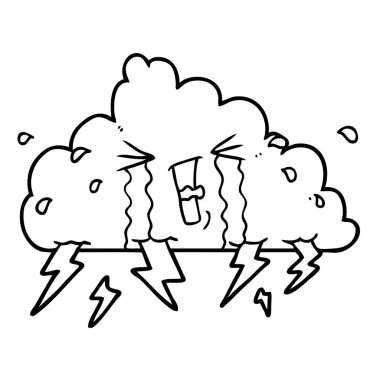 vektör çizim karikatür görebilsin