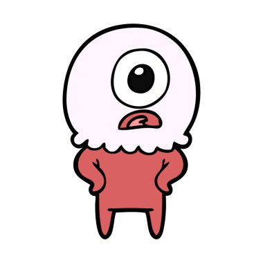 çizgi film Tepegöz'ü yabancı uzay adamı