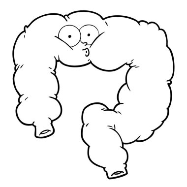 vektör çizim karikatür kolon