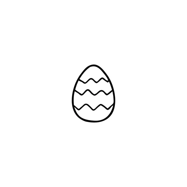 Cartoon Painted Easter Egg — Stock Vector