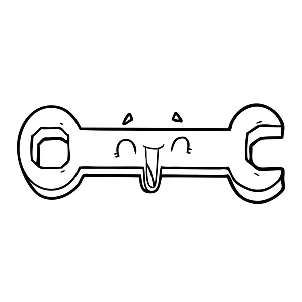 Векторная Иллюстрация Гаечного Ключа — стоковый вектор
