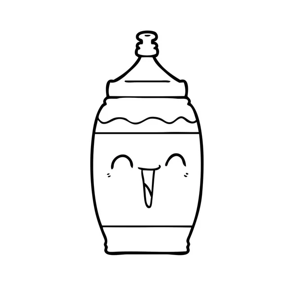 Векторная Иллюстрация Мультяшного Спортивного Напитка — стоковый вектор