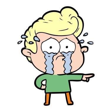 vektör çizim karikatür adam