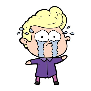 vektör çizim karikatür adam