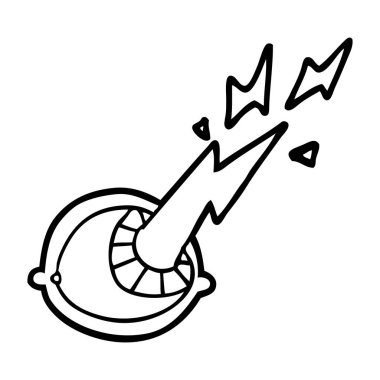 vektör çizim karikatür göz küresi