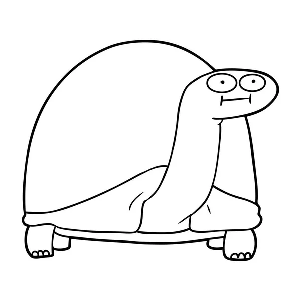 Ilustración Vectorial Tortuga Dibujos Animados — Archivo Imágenes Vectoriales