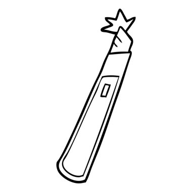 vektör çizim karikatür zanaat bıçak