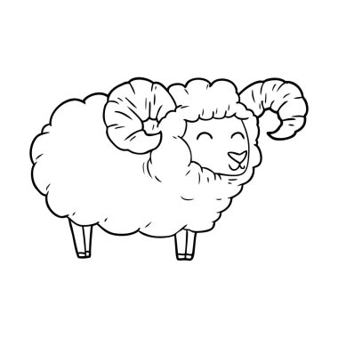 vektör çizim karikatür RAM