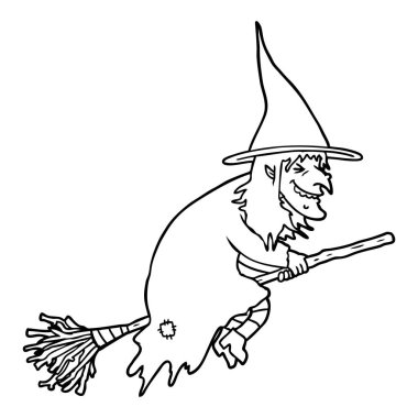 süpürge cadı çizgi film