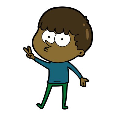 çizgi film meraklı çocuk dans