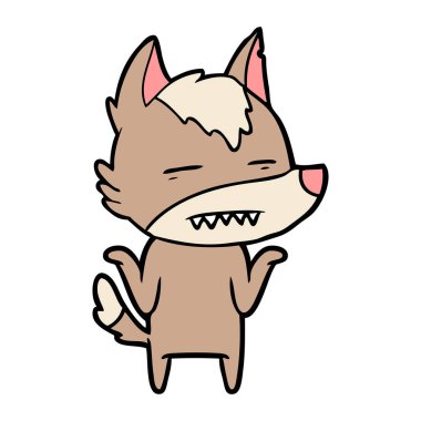 Kurt gösteren diş çizgi film