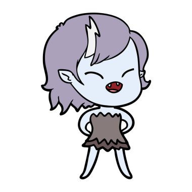 gülen vampir kız çizgi film