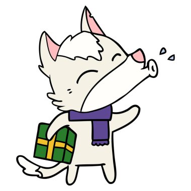 uluyan kurt ile Noel hediyesi