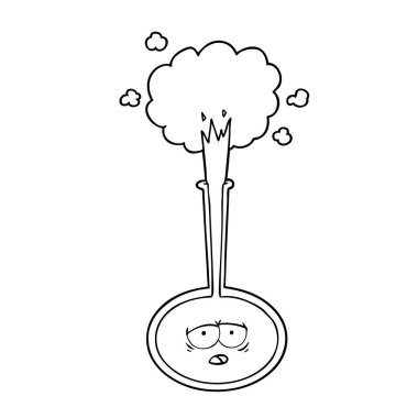 yorgun bilimsel deney çizgi film