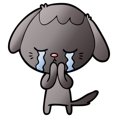 Çizgi film köpeğinin vektör çizimi