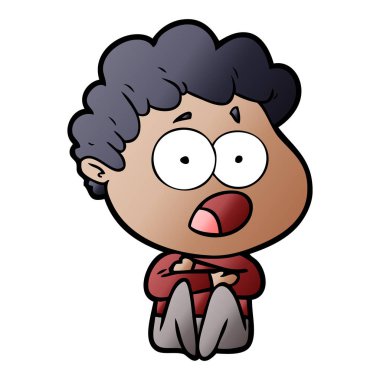 çizgi film adam sürpriz nefes nefese