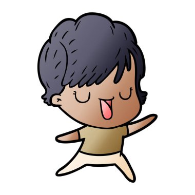 vektör çizim karikatür kadın söz