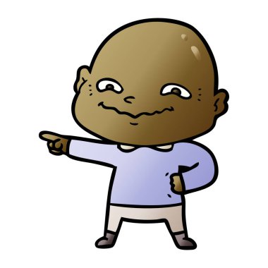 vektör çizim karikatür adam