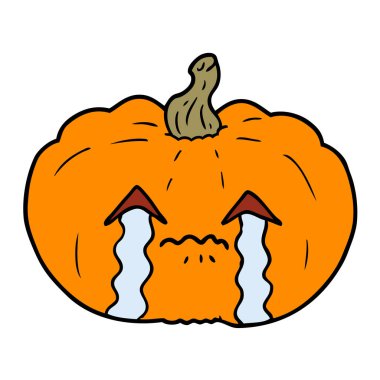 Cadılar Bayramı Balkabağı ağlıyor çizgi film