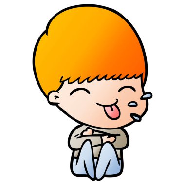 vektör çizim karikatür adam