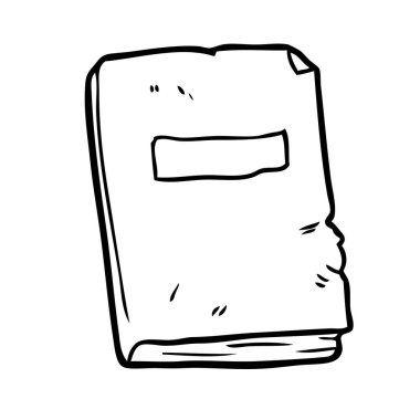 çizim için hırpalanmış eski Notebook