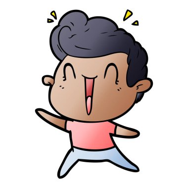 vektör çizim karikatür adam