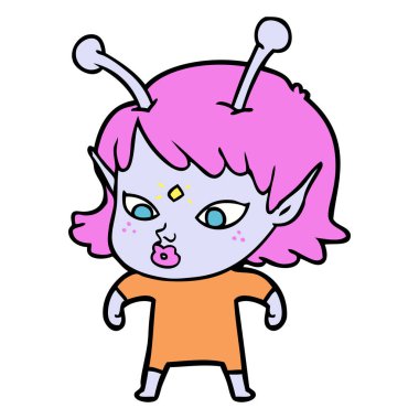 güzel çizgi film yabancı kız