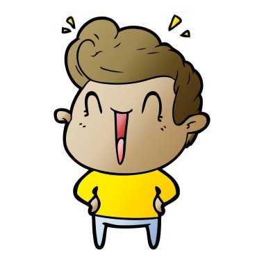 vektör çizim karikatür adam