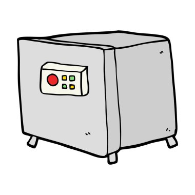 vektör çizim karikatür güvenli