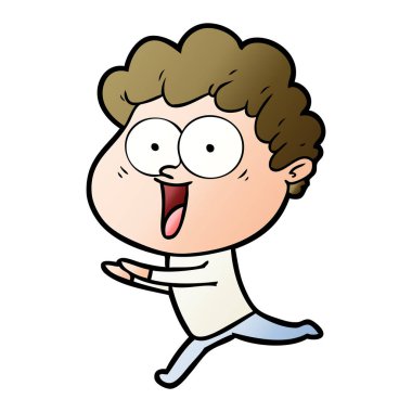 vektör çizim karikatür adam