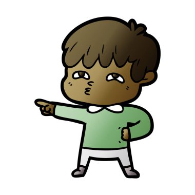 vektör çizim karikatür adam