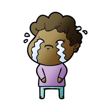 vektör çizim karikatür adam