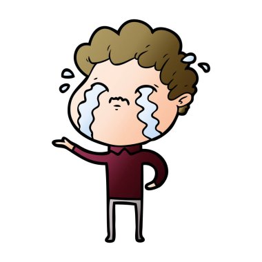 vektör çizim karikatür adam