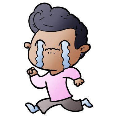 vektör çizim karikatür adam