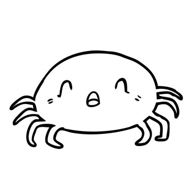 çizim için bir halloween örümcek