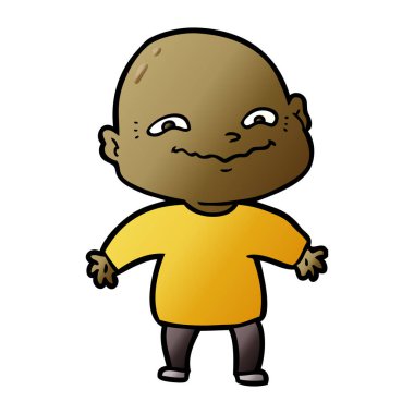 vektör çizim karikatür adam