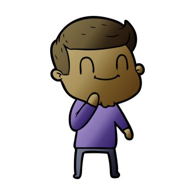 vektör çizim karikatür adam