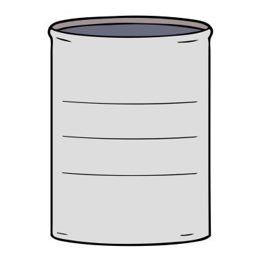 vektör çizim karikatür petrol davul