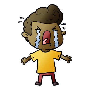 vektör çizim karikatür adam