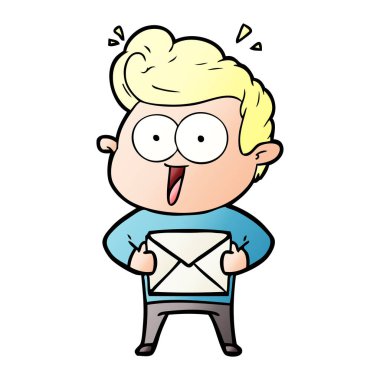 Zarf adamla çizgi film