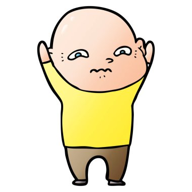 vektör çizim karikatür adam