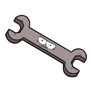 vektör çizim karikatür kızgın aracı