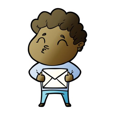 vektör çizim karikatür adam