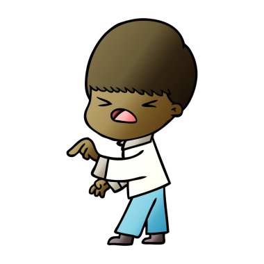 vektör çizim karikatür adam