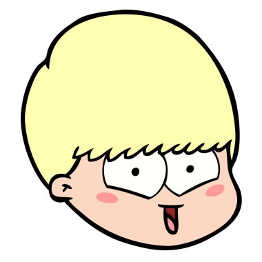 vektör çizim karikatür mutlu çocuk